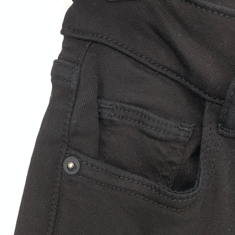 DL1961 Florence Women's Sz 25 Mid Rise Instasculpt Skinny Denim Jeans Black Hail - Picture 7 of 9